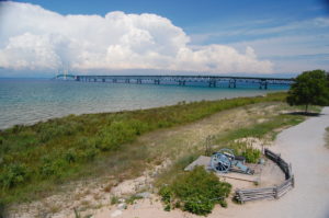 Mackinac Bridge from Fort Michilimackinac | The Straits of Mackinac | Cruising Stories | Marinalife