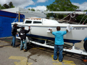 Waxing and Washing by Ross via Flickr | wax | marinalife