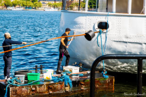 Boat waxing by Daniele Carbonelli | wax | marinalife