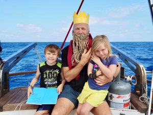 King Neptune and Equatorial Crossing - cruising w members - marinalife - Lockdown