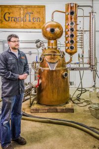 GrandTen Distilling Tour - waterside breweries - marinalife
